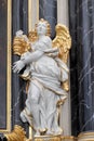 Angel statue on the The DeanÃ¢â¬â¢s Altar in Wurzburg Cathedral